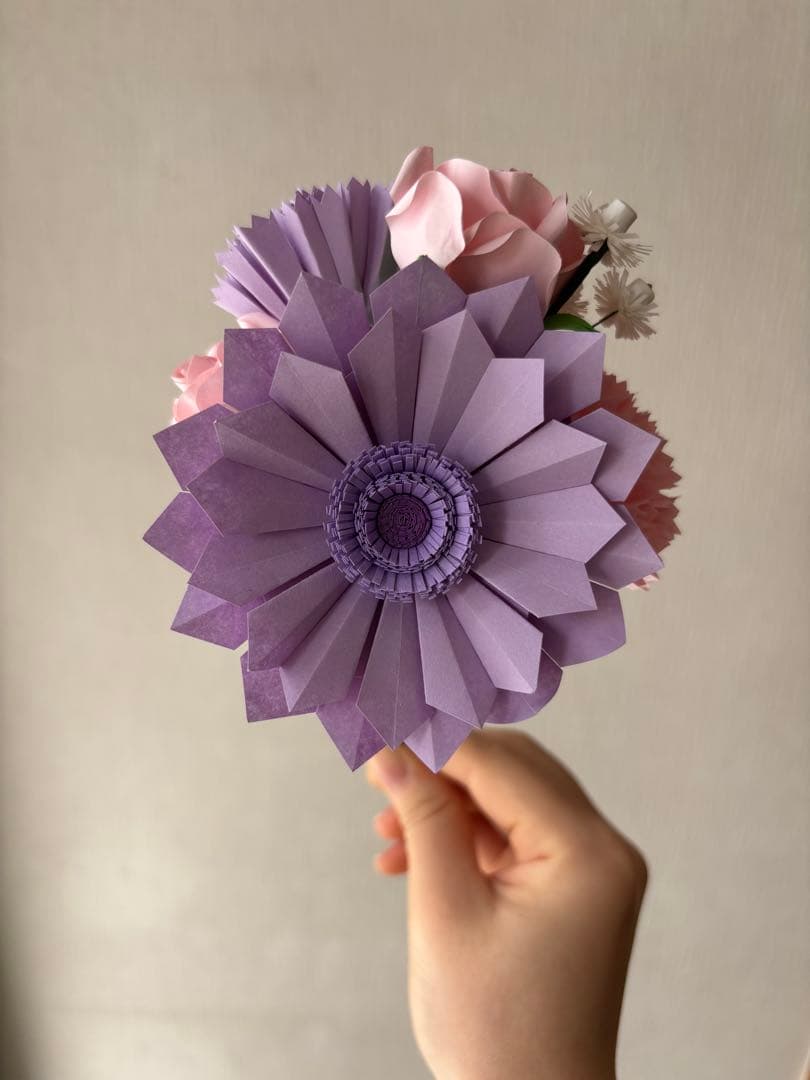 masaページ 折り紙の小さい花束