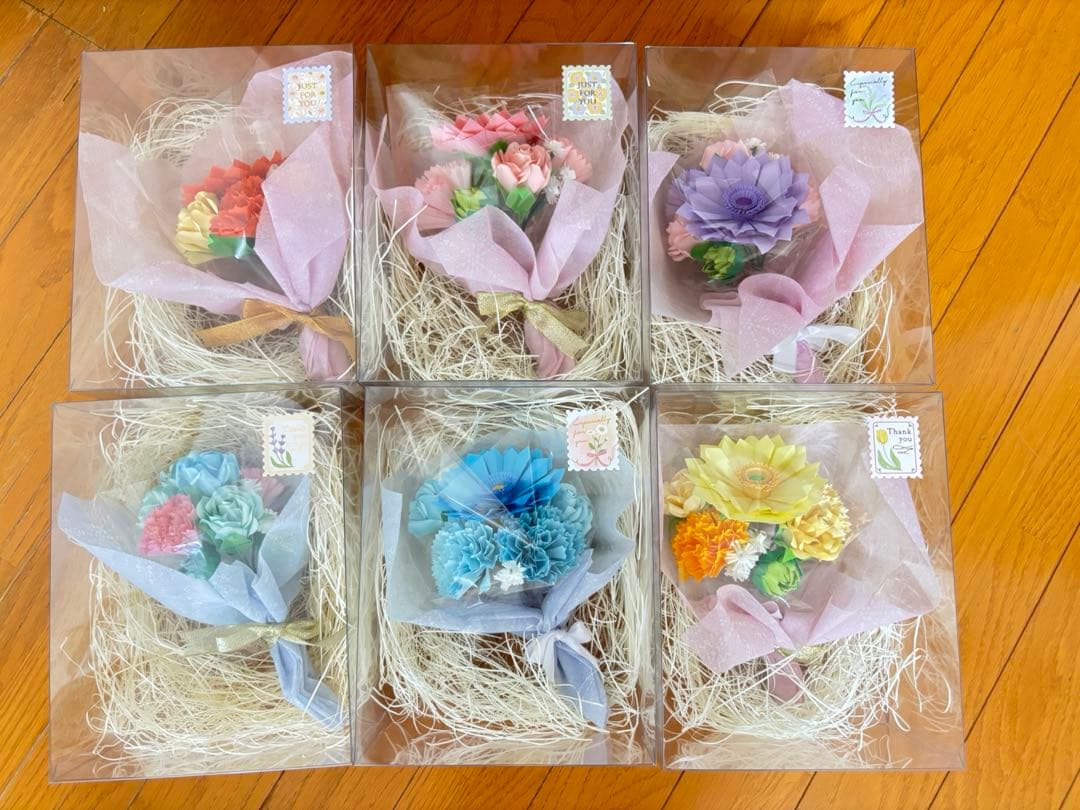 masaページ 折り紙の小さい花束