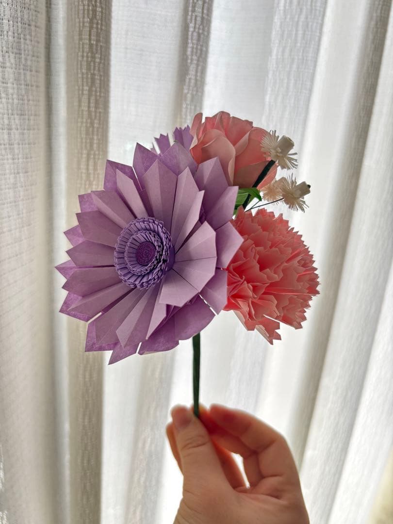 masaページ 折り紙の小さい花束