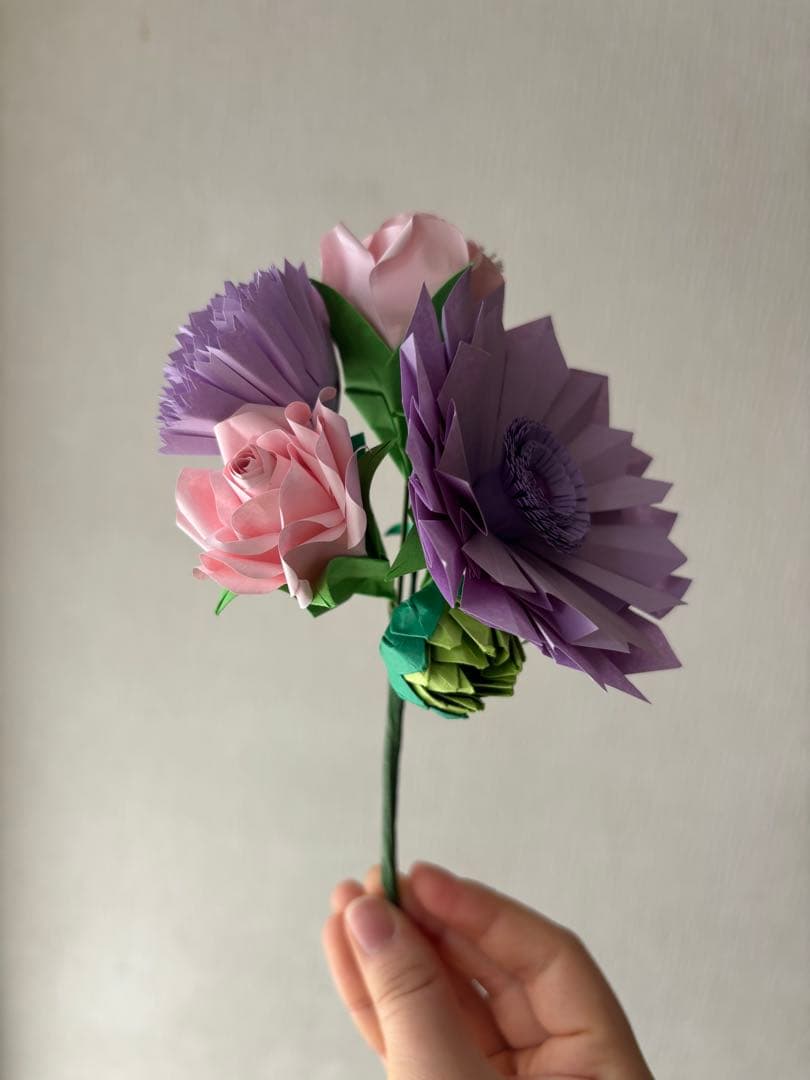 masaページ 折り紙の小さい花束