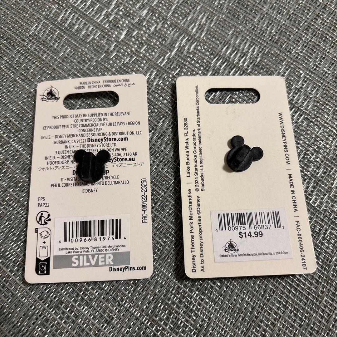 Disney California & Starbucks ピンズ