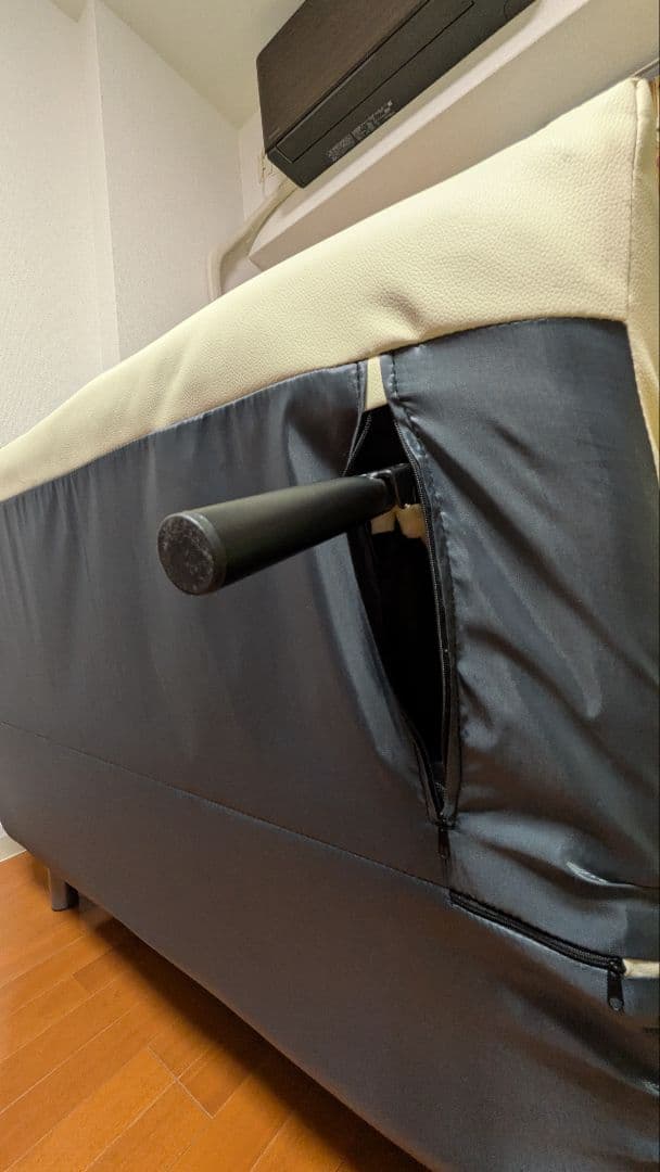 新品に近い、幅120センチ、セミダブルの3WAY ソファベッド　美品　ホワイト