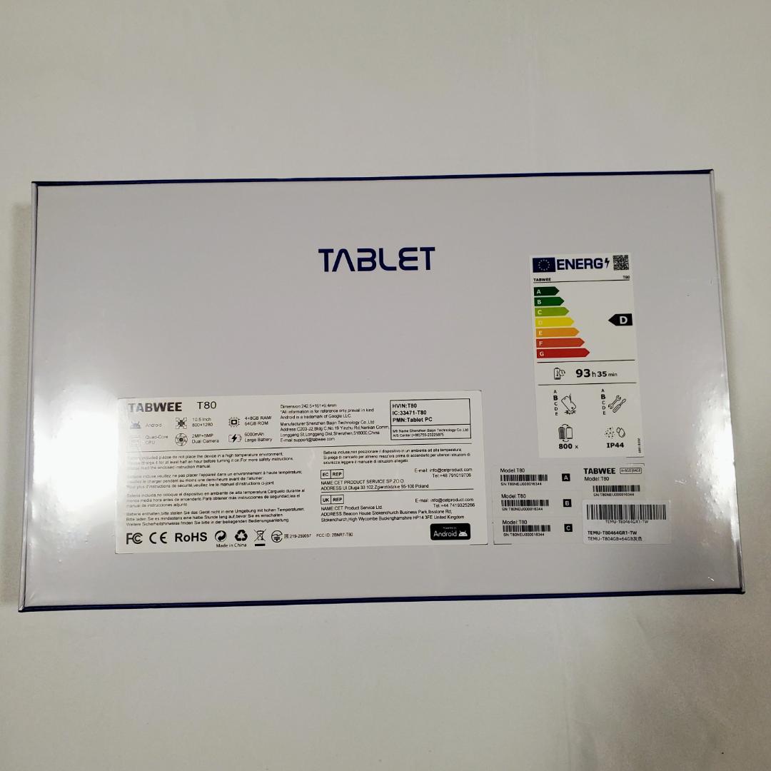 Android15 タブレット 10.5インチ AI搭載 Wi-Fiモデル