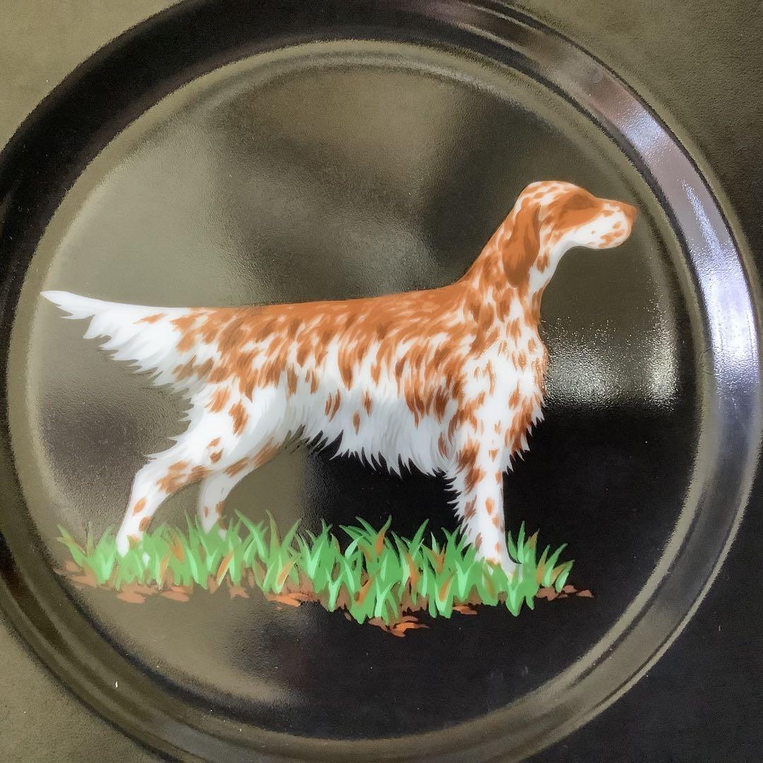 ティファニー ハンティングドッグ 黒 プレート レア　人気　ブラック