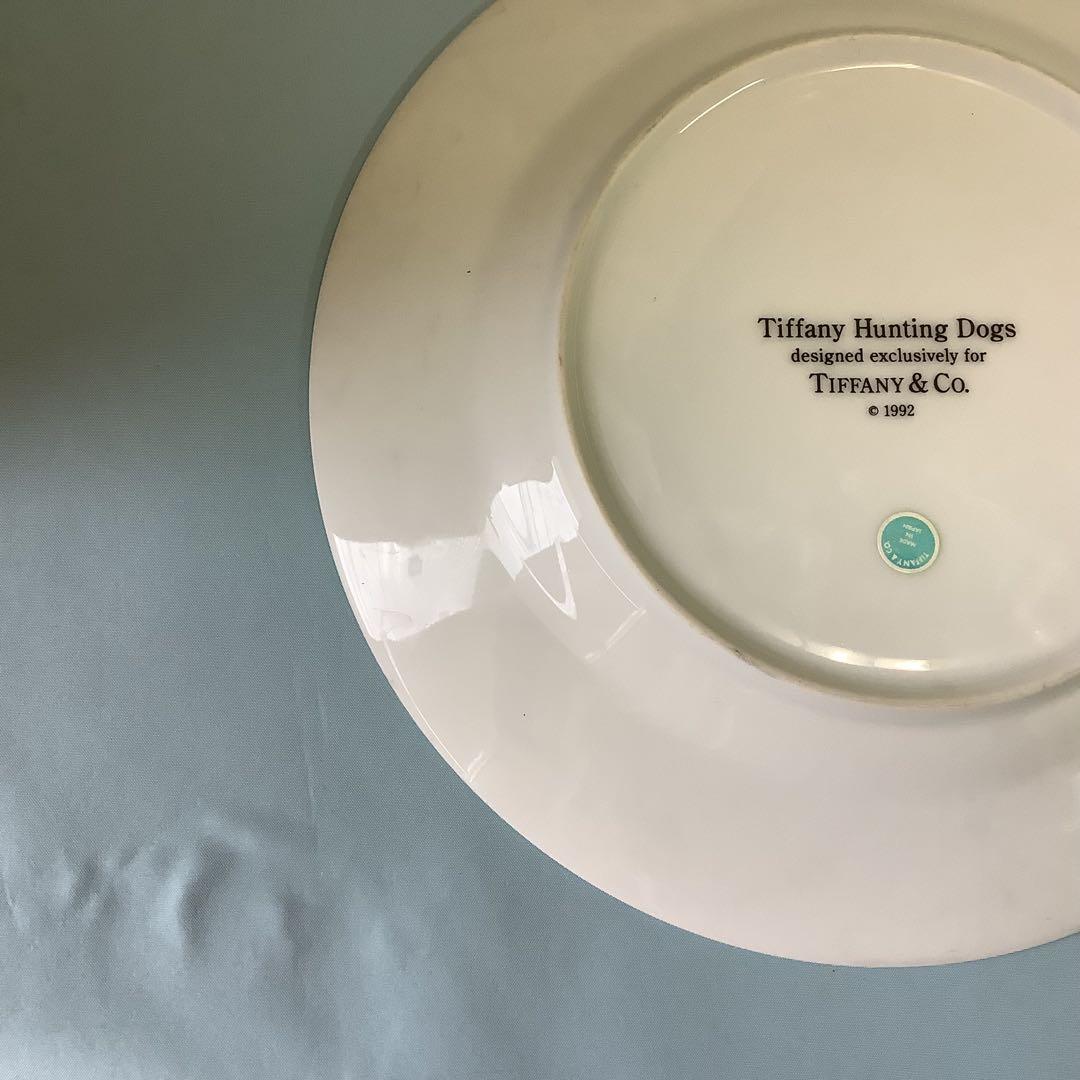 ティファニー ハンティングドッグ 黒 プレート レア　人気　ブラック