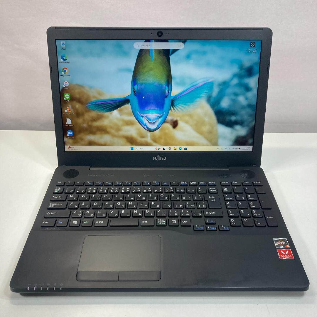 Fujitsu 富士通 ノートPC Ryzen3 SSD Windows11