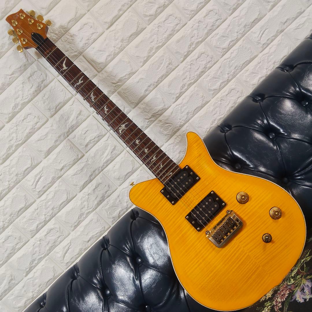 希少 SX PRSタイプ エレキギター バードインレイ フレイムメイプル