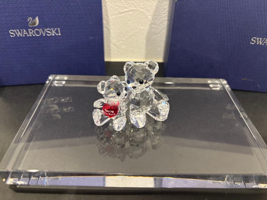 Swarovski クリスタルベア 置物