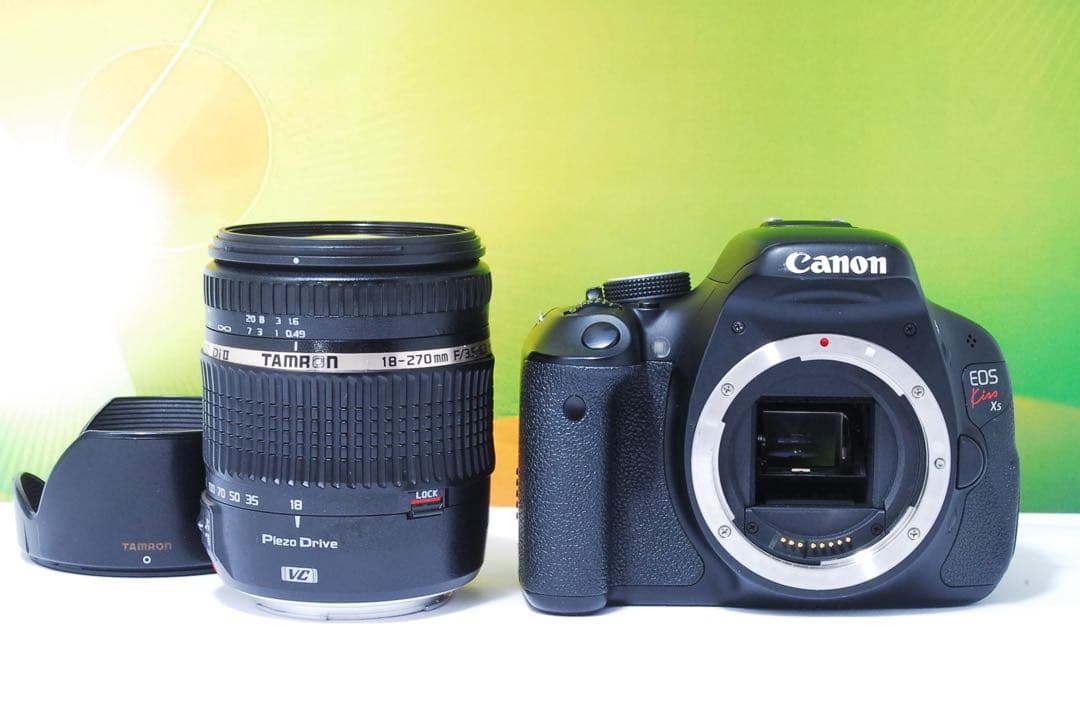 初心者OK Canon kiss X5 万能ズームレンズセット 遠近両用レンズ
