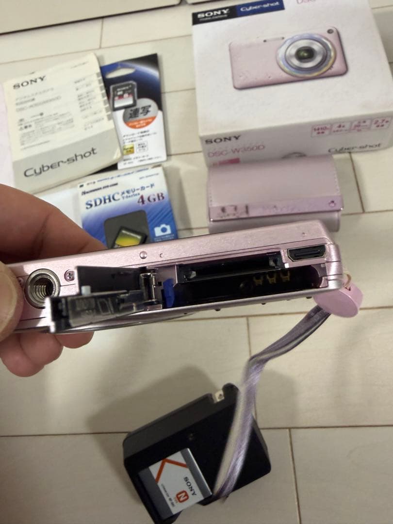 SONY サイバーショット　DSC-W350D
