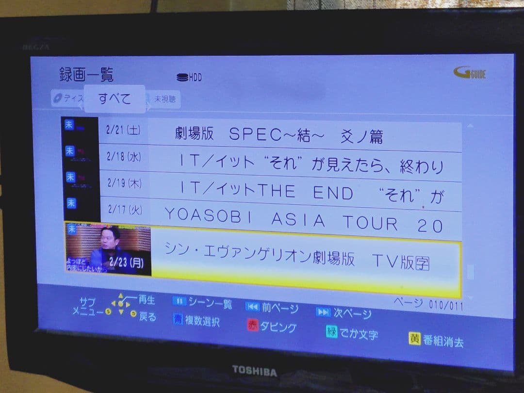 Panasonic DMR-BRT260ブルーレイレコーダー