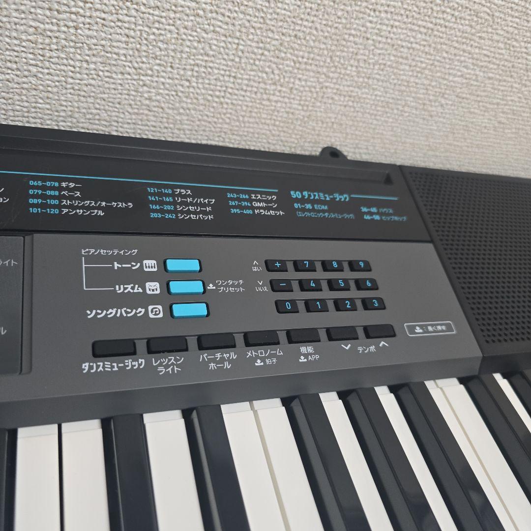 CASIO 61鍵盤 電子キーボード +ケース、入門書、ヘッドホン変換プラグ付き