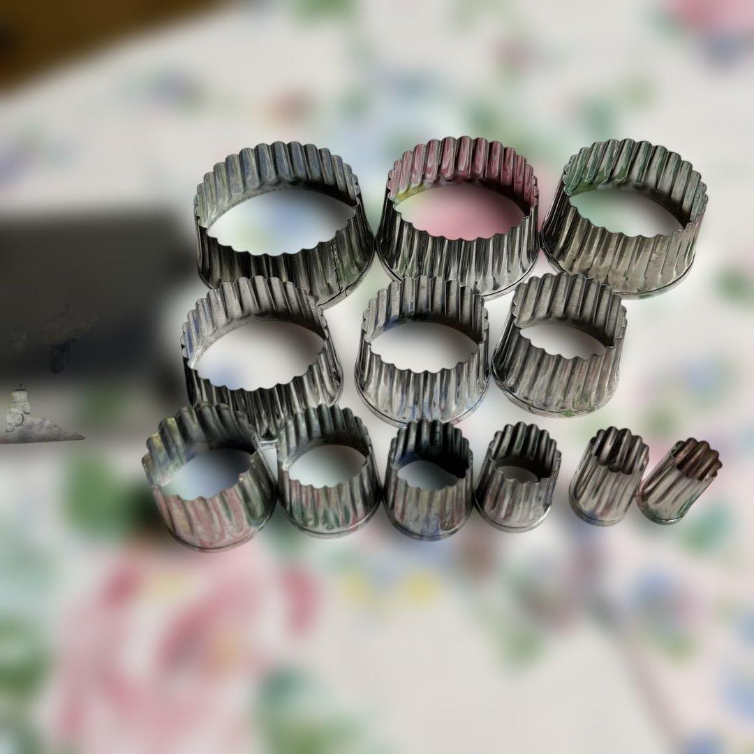 金属製クッキー型セット　12個