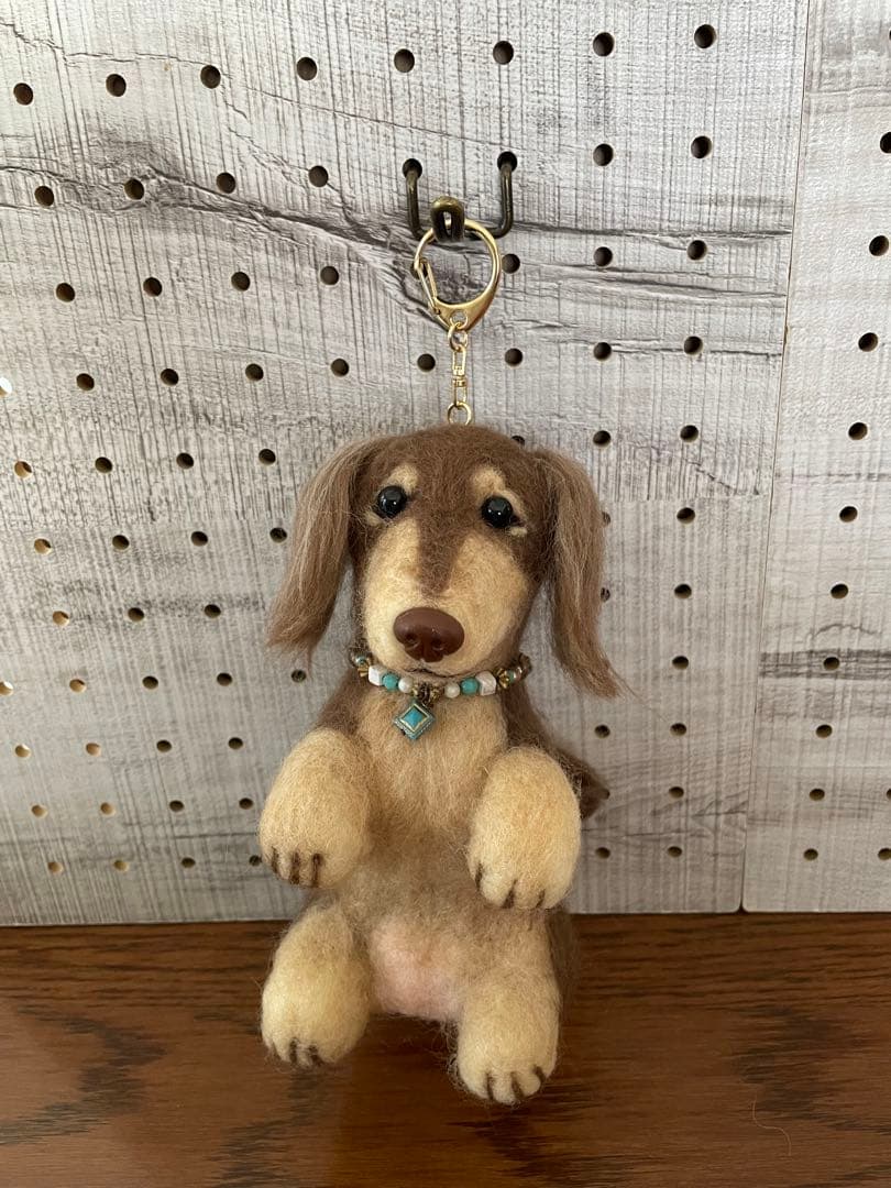 羊毛フェルト　ミニチュアシュナウザー　ソルト&ペッパー、ブラックちゃん