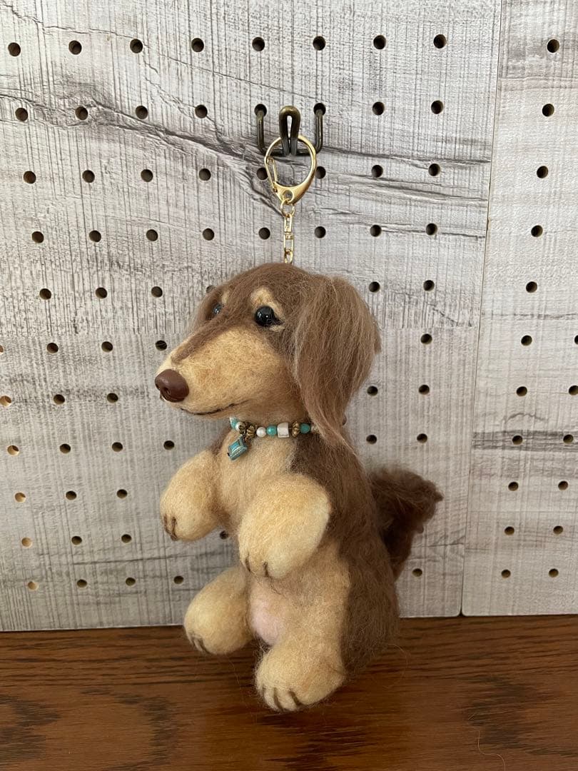 羊毛フェルト　ミニチュアシュナウザー　ソルト&ペッパー、ブラックちゃん