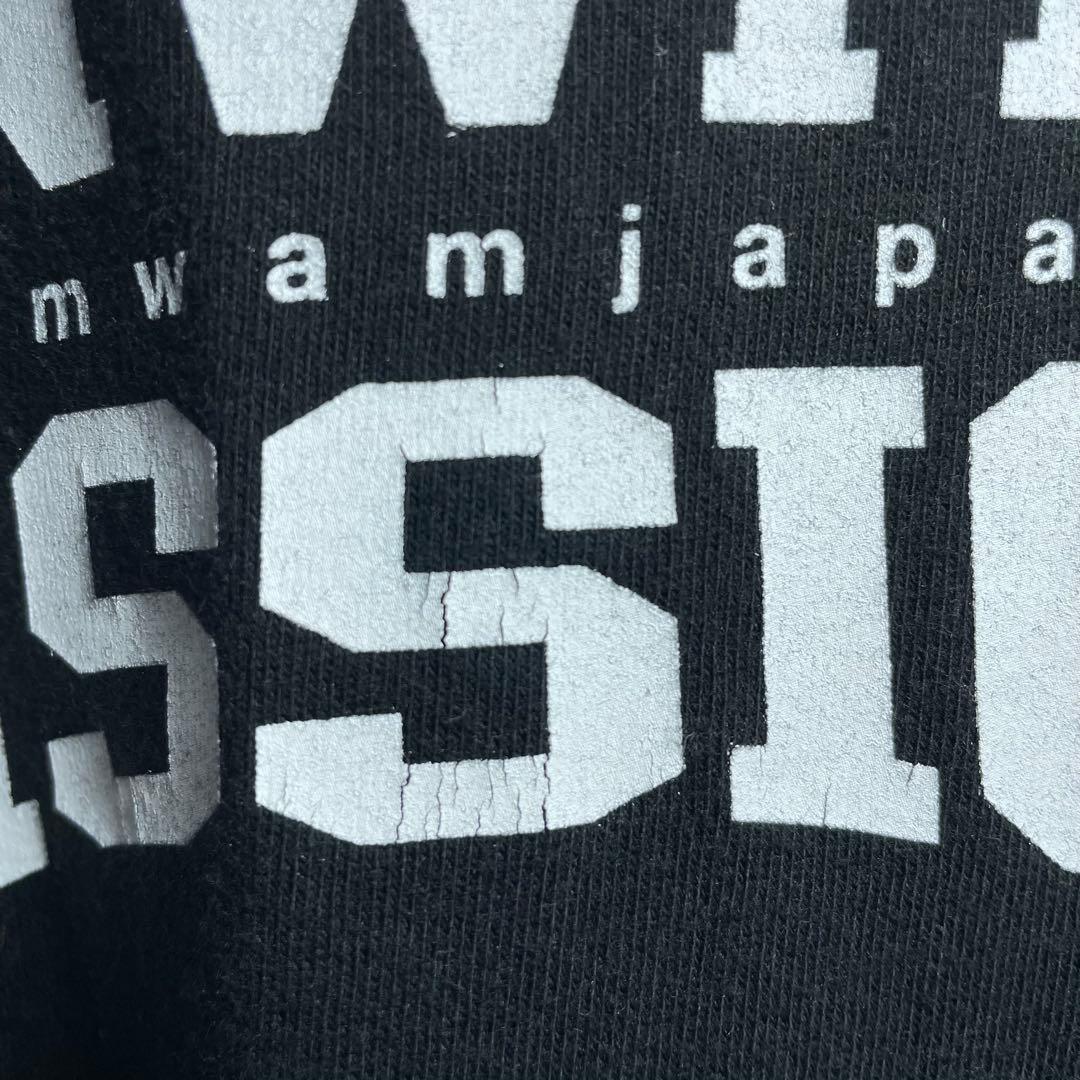 MANWITHAMISSION マンウィズ　Tシャツ　サイズM デカロゴ　古着
