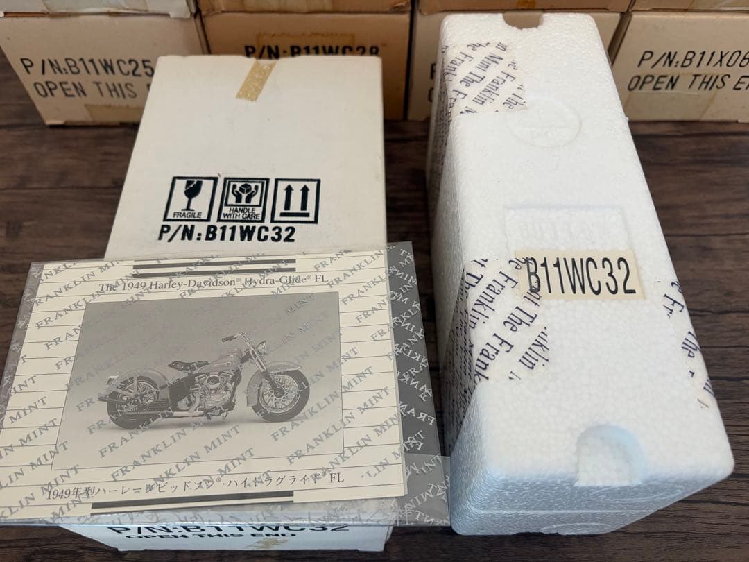 フランクリンミント ハーレーダビッドソン　ミニチュア 12台セット