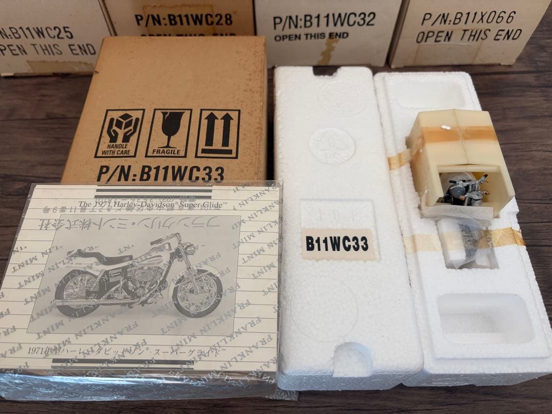 フランクリンミント ハーレーダビッドソン　ミニチュア 12台セット