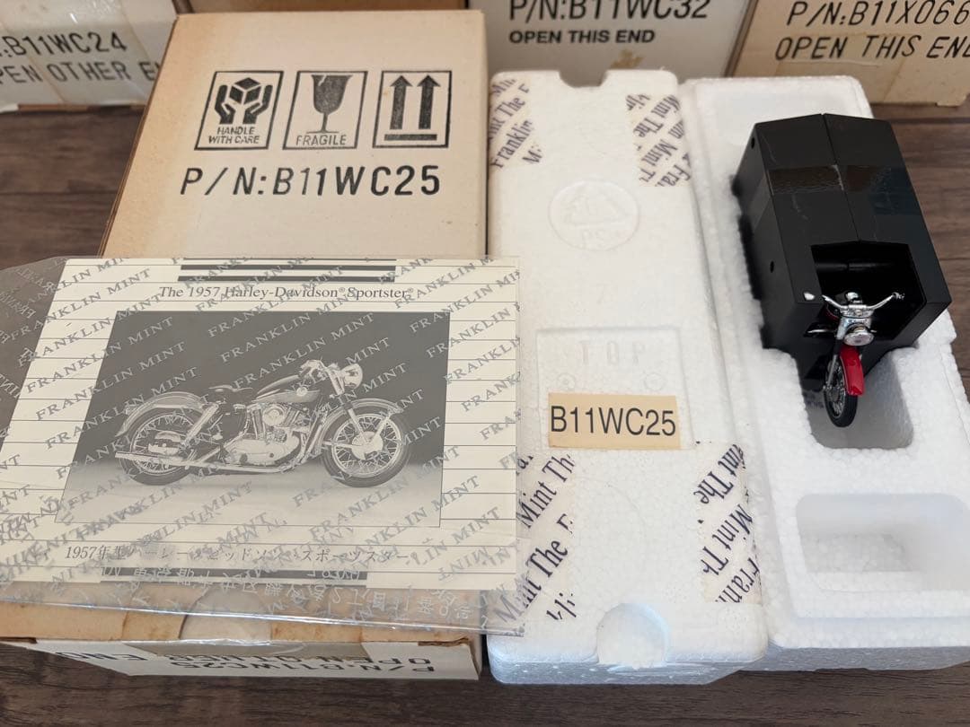 フランクリンミント ハーレーダビッドソン　ミニチュア 12台セット