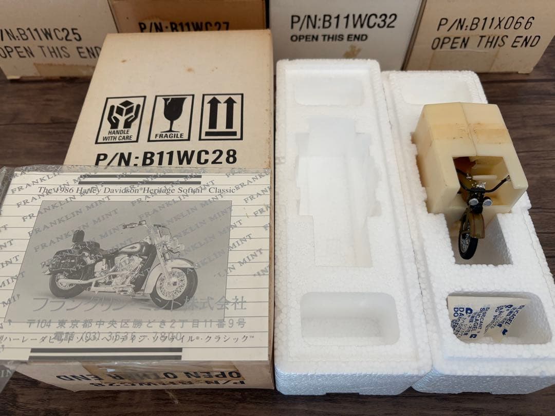 フランクリンミント ハーレーダビッドソン　ミニチュア 12台セット