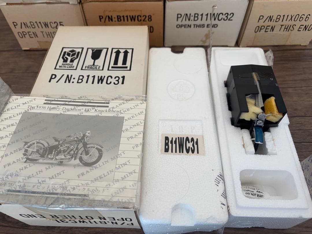 フランクリンミント ハーレーダビッドソン　ミニチュア 12台セット