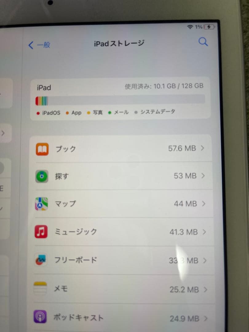 Apple iPad (第5世代) シルバー 128GB