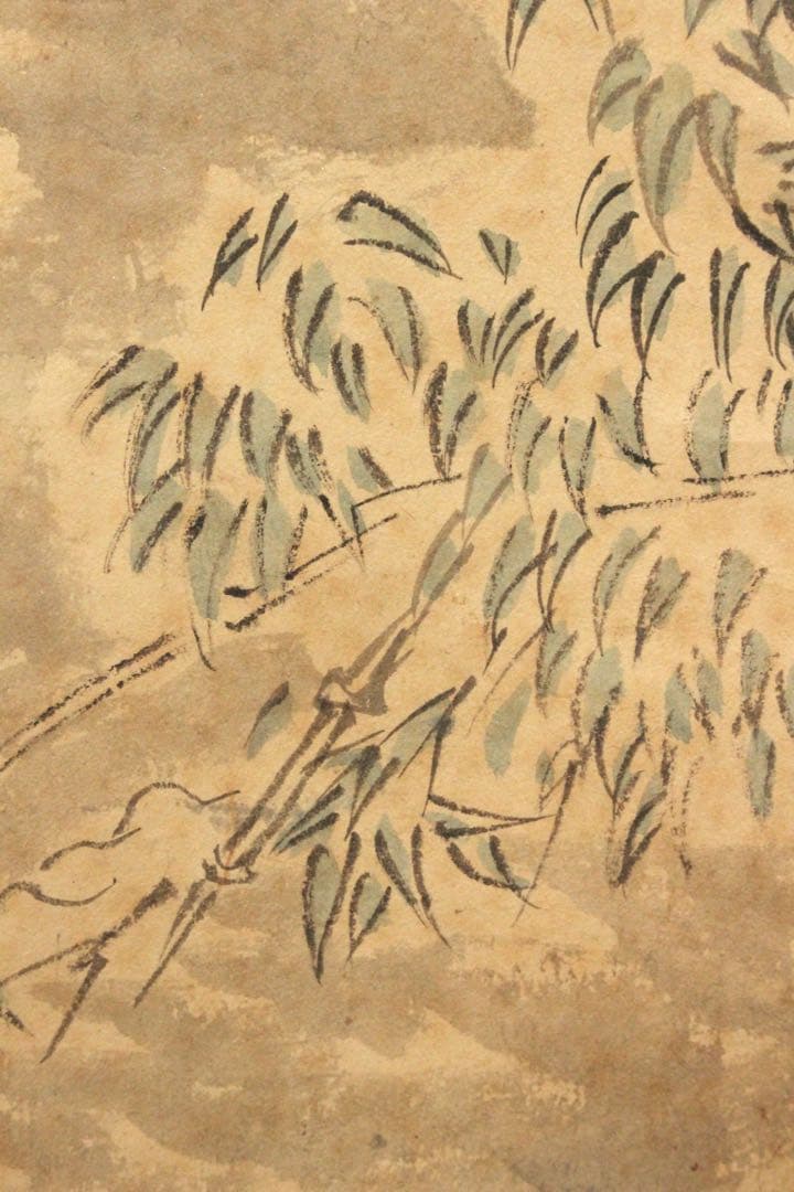 No5257掛軸　児玉果亭　農夫　紙本淡彩　日本画　人物　古画　古美術　送料無料