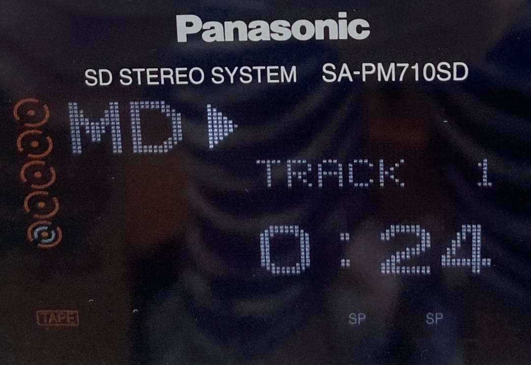 Panasonic パナソニック SC-PM710SD-S SDステレオシステム