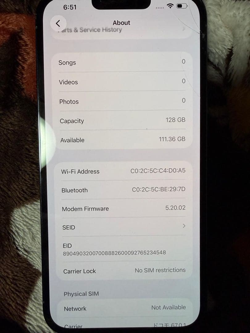 携帯電話本体 iPhone 13 ProMax-sierra blue-device only