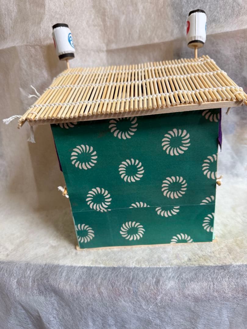 囃子掛け屋台ミニチュア/送料込み