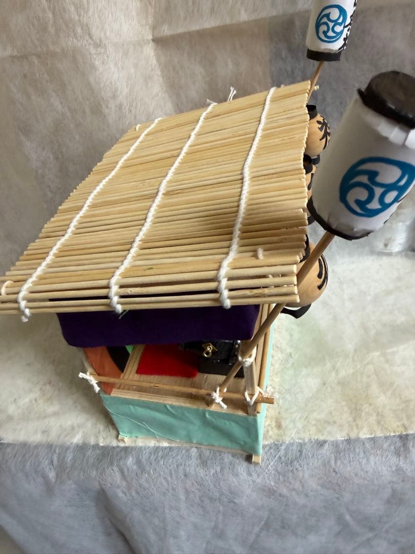 囃子掛け屋台ミニチュア/送料込み