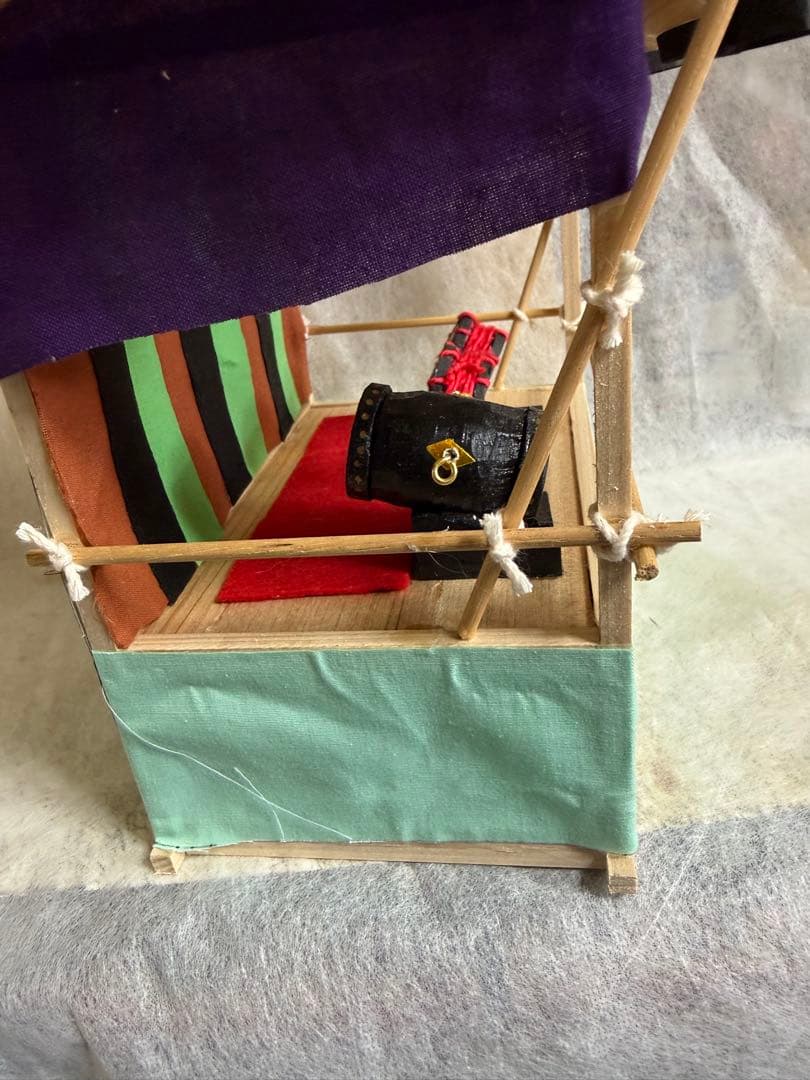 囃子掛け屋台ミニチュア/送料込み