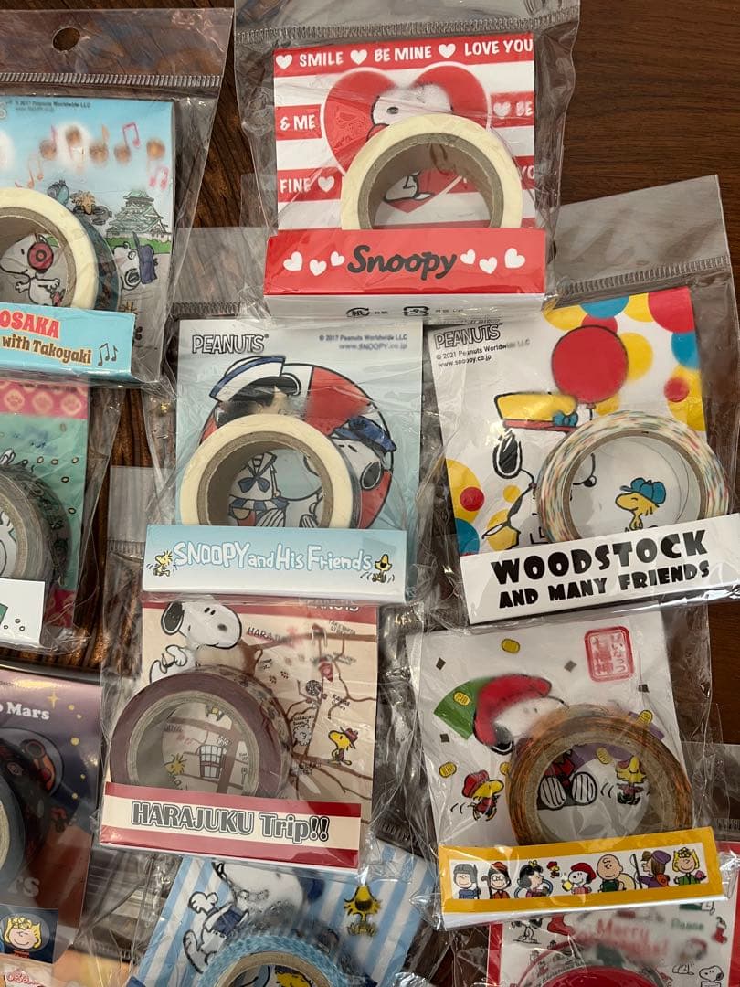 スヌーピー マスキングテープ 22個