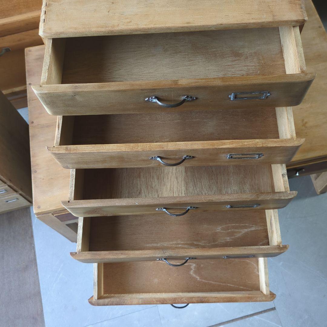 古道具　アンティークやや大きめ5段引き出し