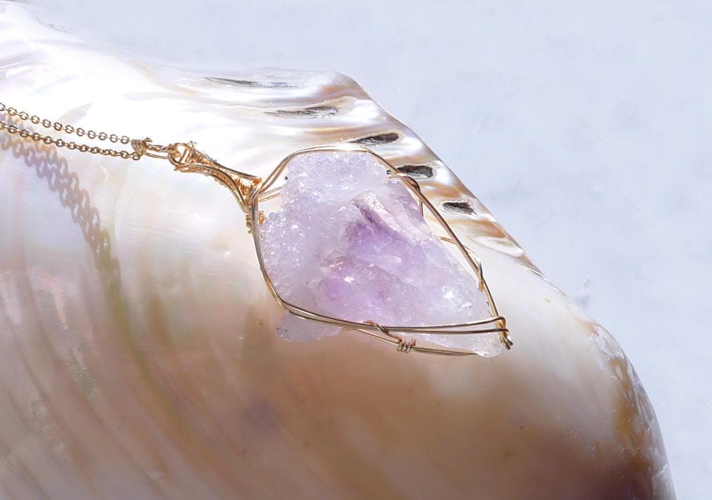 高品質 エンジェルケープアメジスト ペンダントトップ◇