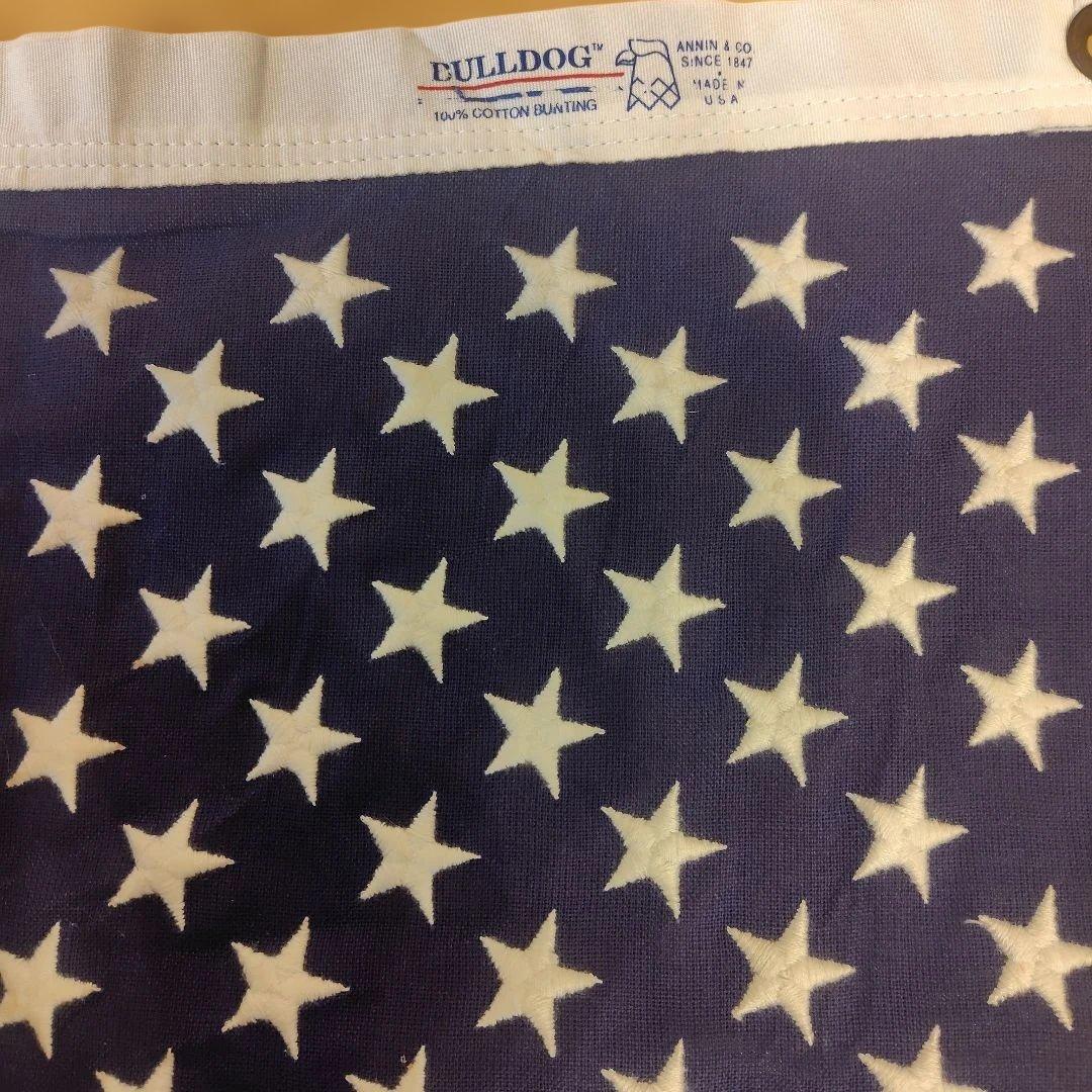 Bulldog アメリカ国旗