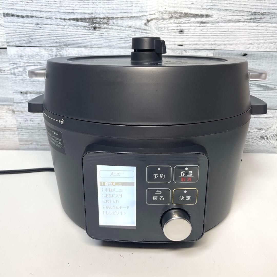 【美品】アイリスオーヤマ 電気圧力鍋 1台7役 4.0L KPC-MA4