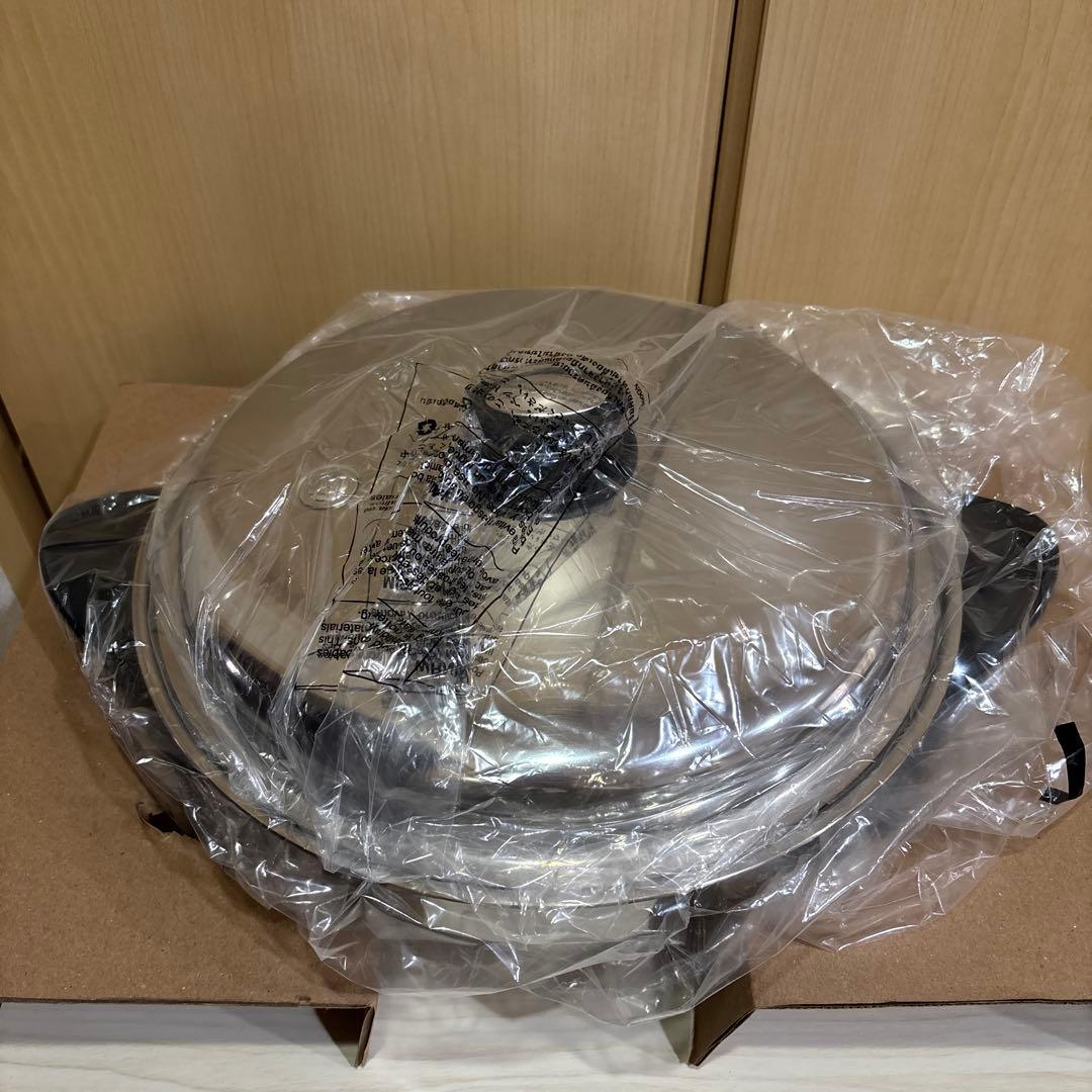 新品サラダマスターオイルコアスキレットL （電気フライパン）