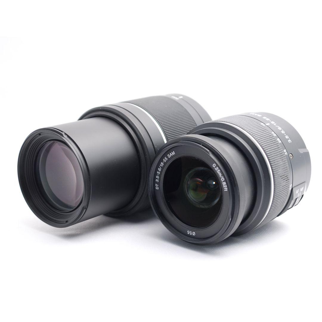 即購入1000円OFF Sony α55 望遠レンズ ダブルズームキット 完動品