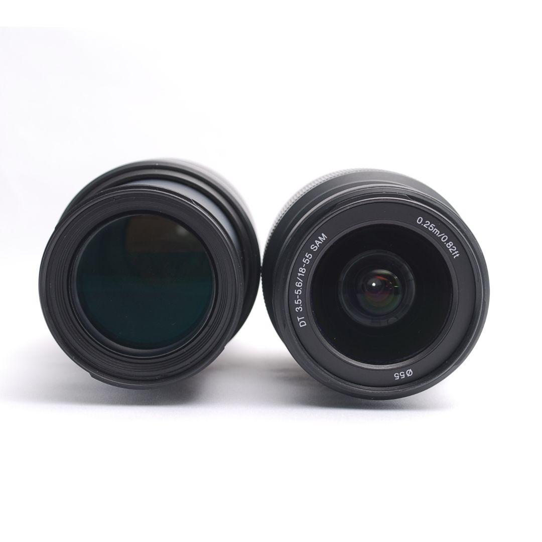 即購入1000円OFF Sony α55 望遠レンズ ダブルズームキット 完動品