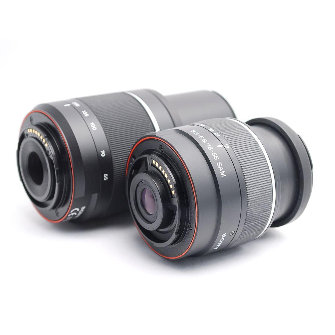 即購入1000円OFF Sony α55 望遠レンズ ダブルズームキット 完動品