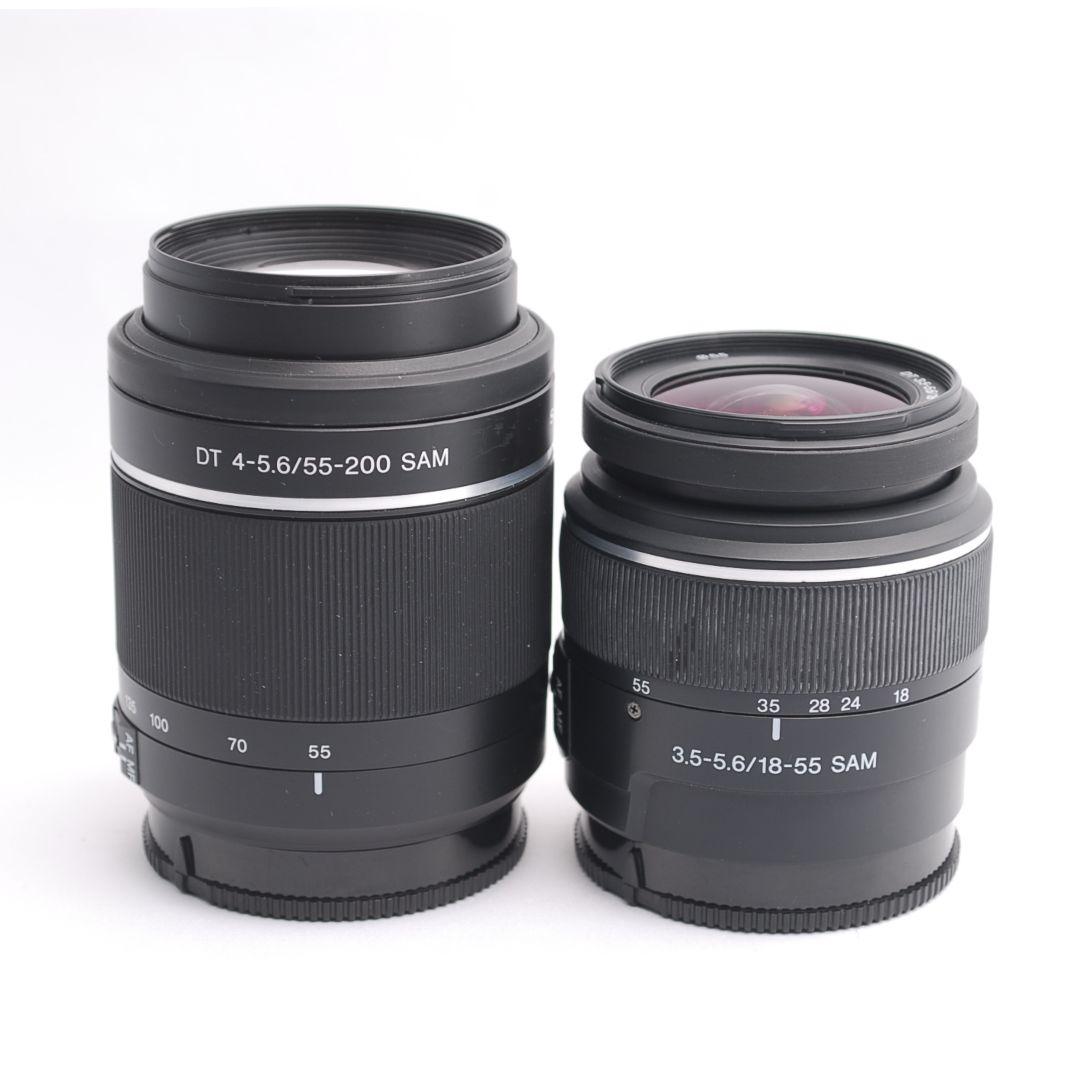 即購入1000円OFF Sony α55 望遠レンズ ダブルズームキット 完動品