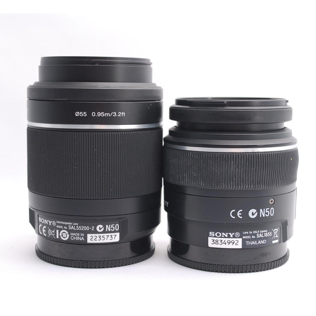 即購入1000円OFF Sony α55 望遠レンズ ダブルズームキット 完動品