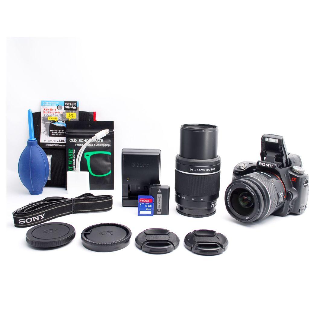 即購入1000円OFF Sony α55 望遠レンズ ダブルズームキット 完動品