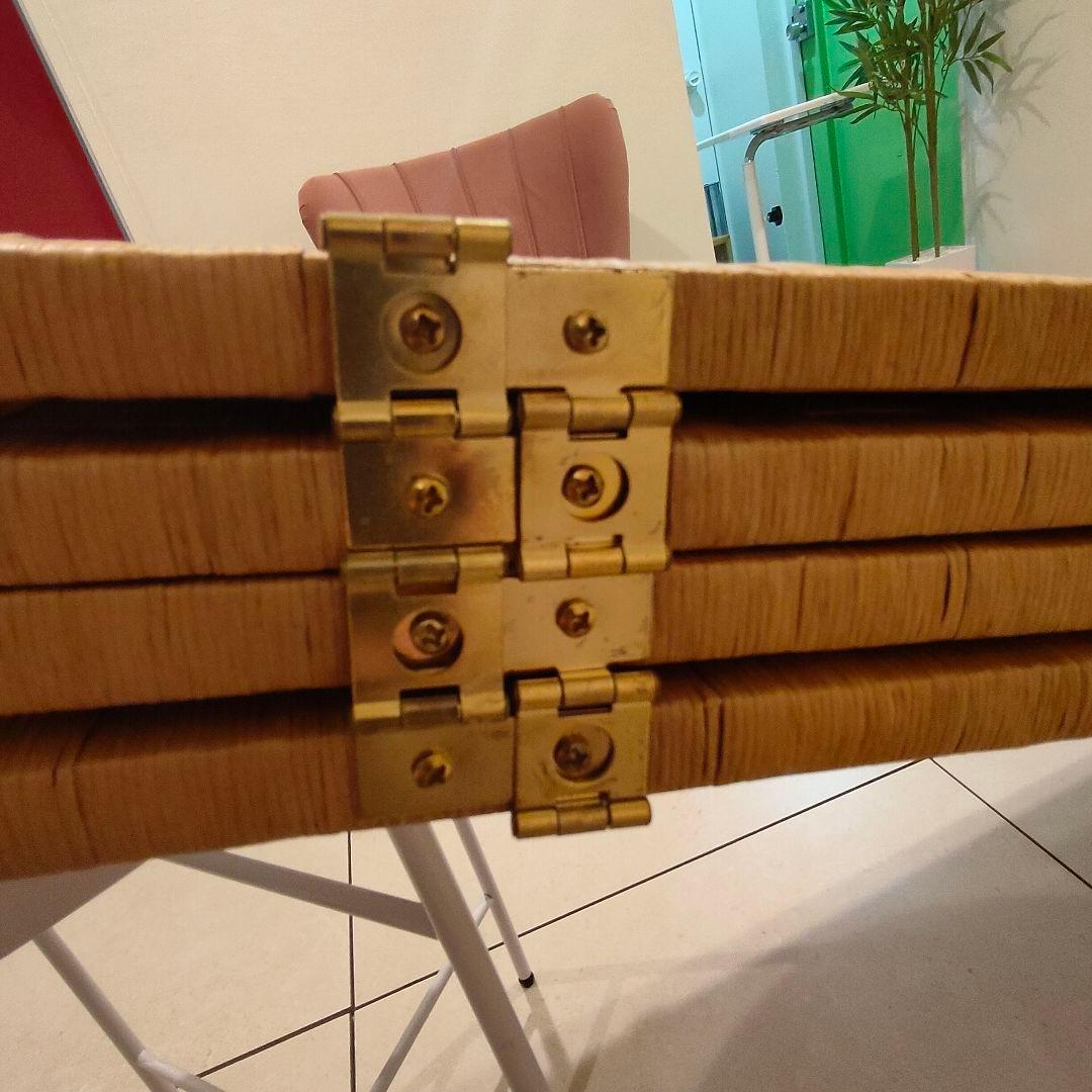 ★美品★ バンブー風 4つ折り パーテーション 174cm 目隠し