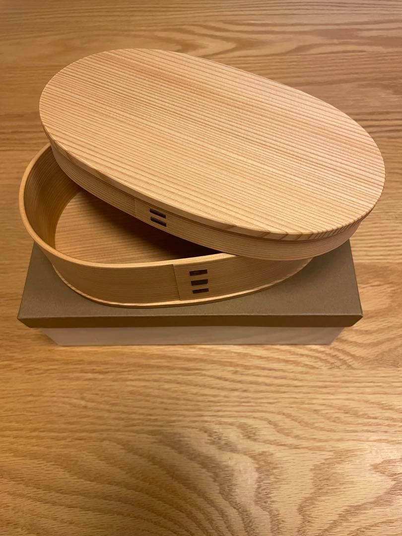 大館工芸社　小判弁当（中）曲げわっぱ