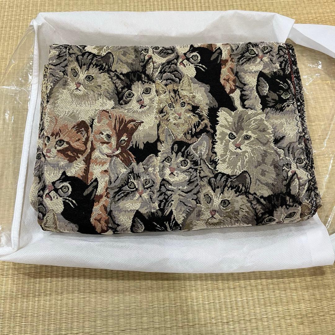 ジャガード 猫柄♡ピアノカバー 生地