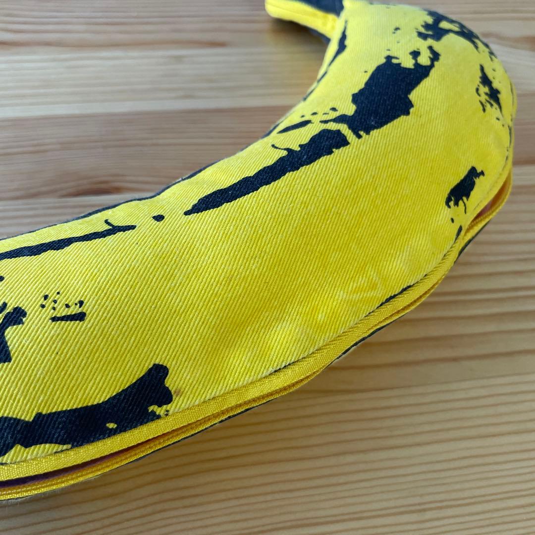 アンディウォーホル　バナナ　ミニクッション