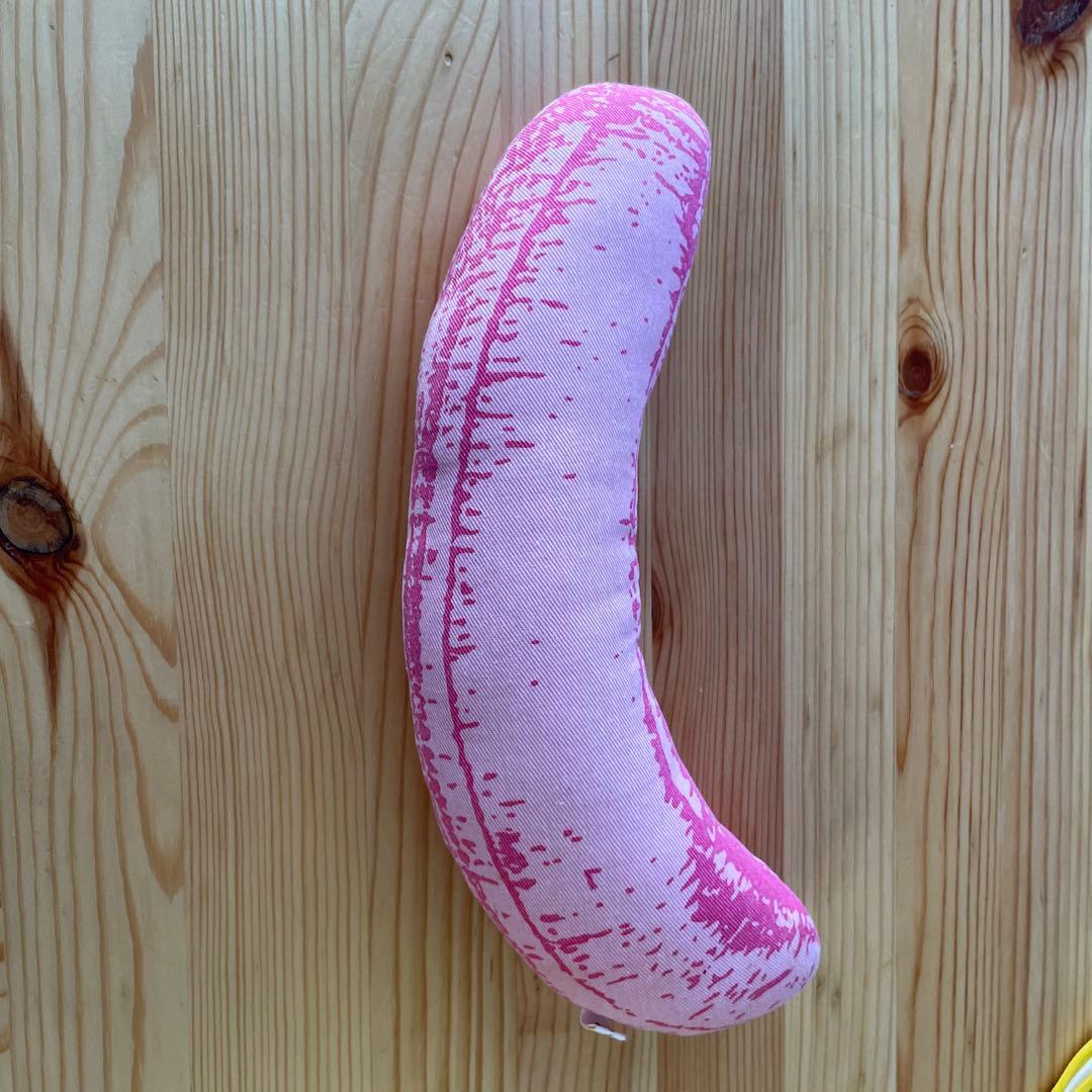 アンディウォーホル　バナナ　ミニクッション