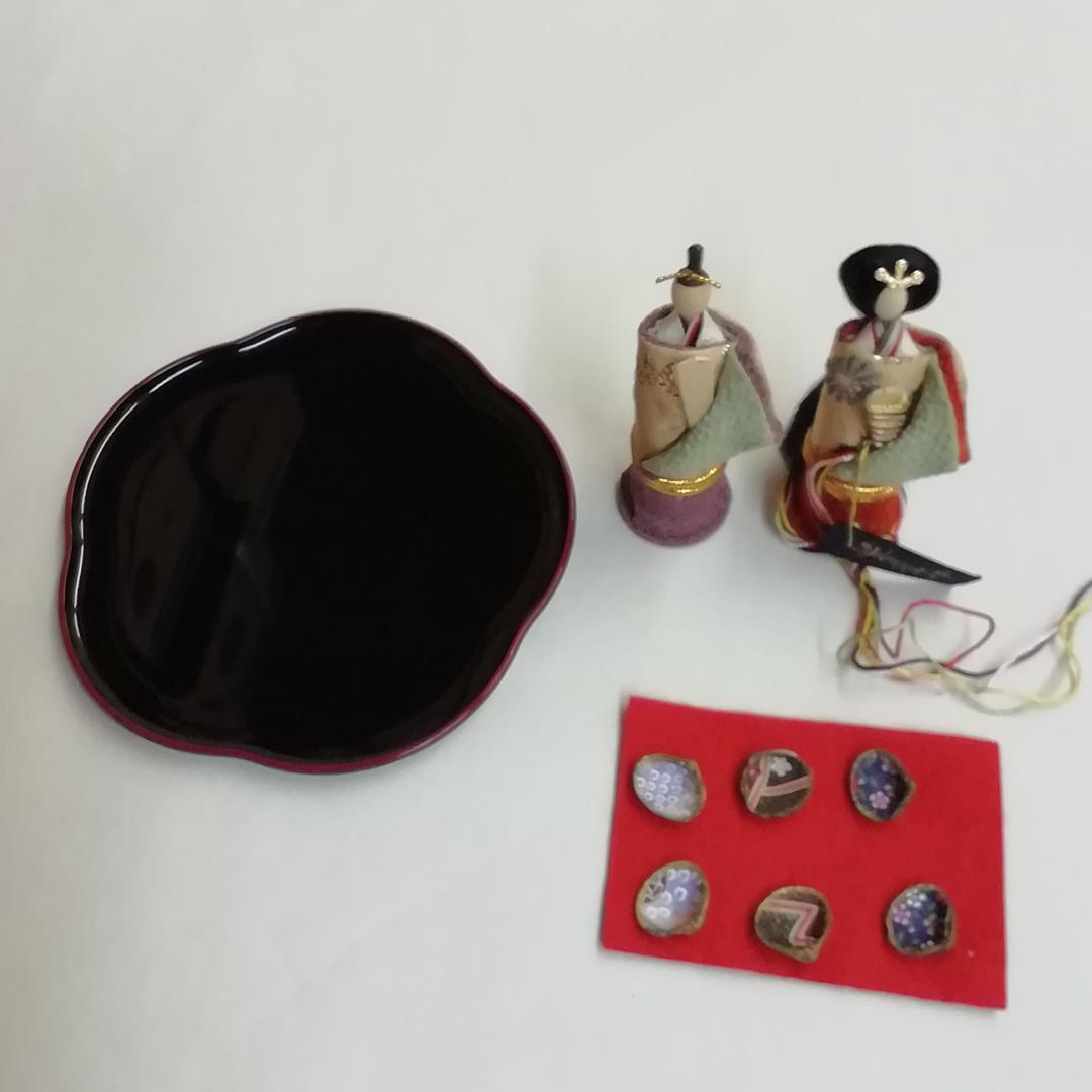 寿喜代  立雛 華ごよみ 貝合せ ミニ 雛人形 おひな様